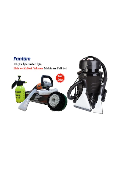 Fantom 2400 W Su Filtreli Halı Ve Koltuk Yıkama Makinası Full Set