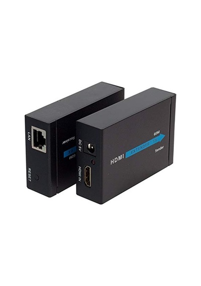 Hdmi Görüntü Aktarma, Hdmı To Cat5/cat6, 60 Metre, Adaptörlü, Extender