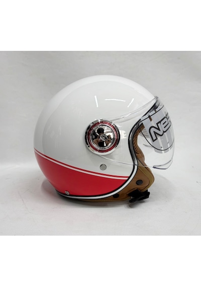 Nero Tk-06 Şefaf Vizörlü Yarım Açık Kask Parlak B1 Çok Renkli