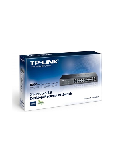 TP-LINK 24port TL-SG1024D Gigabit Yönetileme   Switch Masaüstü