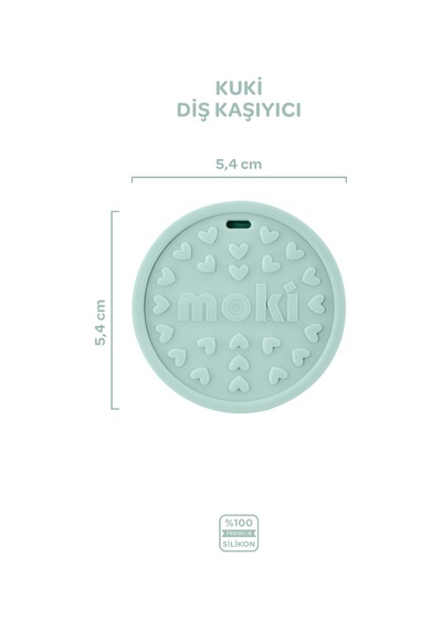 Silikon Diş Kaşıyıcı Kuki Spring Yeşil Spring Yeşil