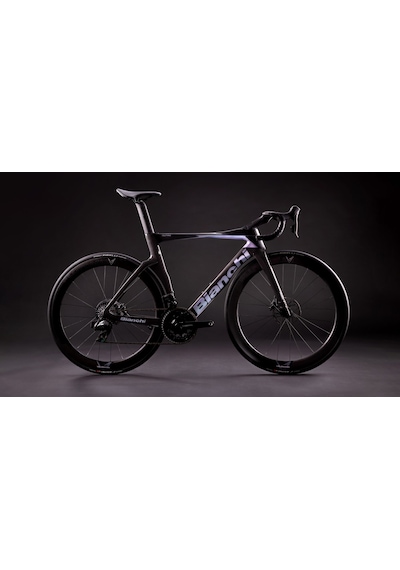 Bianchi Oltre Pro Ultegra Di2 Power Meter Aynakol 53 Cm Karbon Yol Bisikleti Celeste - Siyah