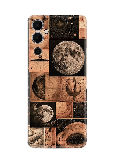 Tecno Pova Neo 2 Kılıf Hayat Serisi Desenli Retro Moon - Barkod No 2029