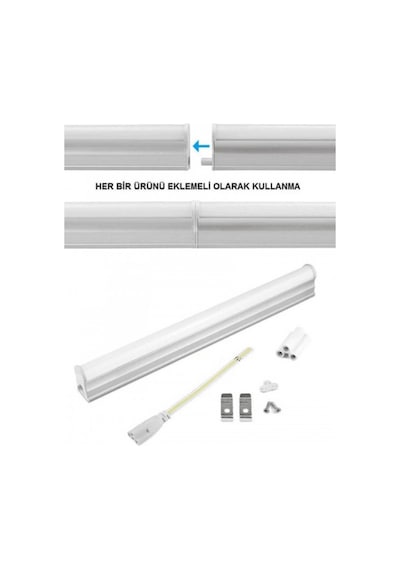 Cata Ct-2466 5w 3200k Günışığı Ledli Bant Armatür 10 Adet Beyaz