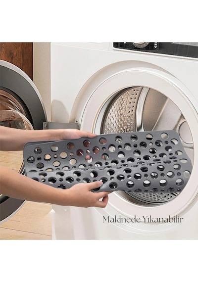 Vantuzlu Banyo Ve Duş Kaydırmazı Duşakabin Küvet Içi Vakumlu Banyo Paspası 36x66 Cm Gri