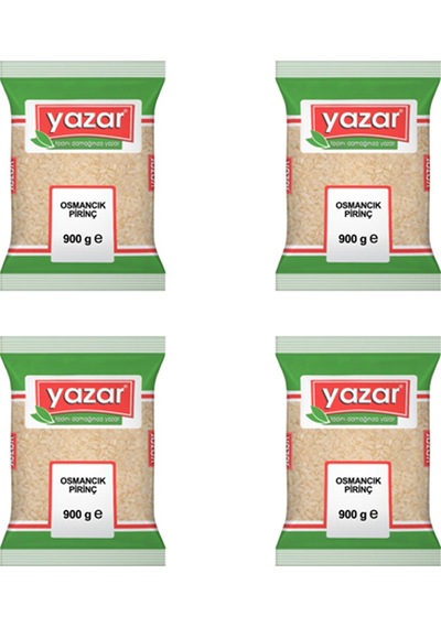 Yazar Osmancık Pirinç 4 x 900 G