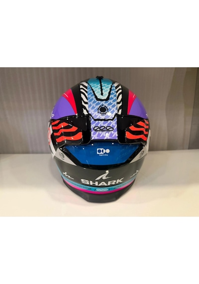 Kask Shark Skwal İ3 Speed-fancy Black White Blue Siyah/mavi/beyaz