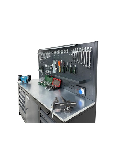 Takpower 2 Metre Dolu Takım Tezgahı 10 Çekmeceli 1 Dolaplı Pro