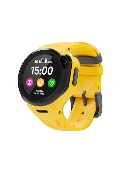 Elari 4g Çocuklar Akıllı İzle Telefon Gps İzleyici Erkekler Ve Kızlar İçin Su Geçirmez, 2-way Ses Ve Görüntülü Aramalar, Sos Düğmesi, Kaldırma Sensörü, Kamera, Mp3 Çalar - Kidphone 4gr Sarı