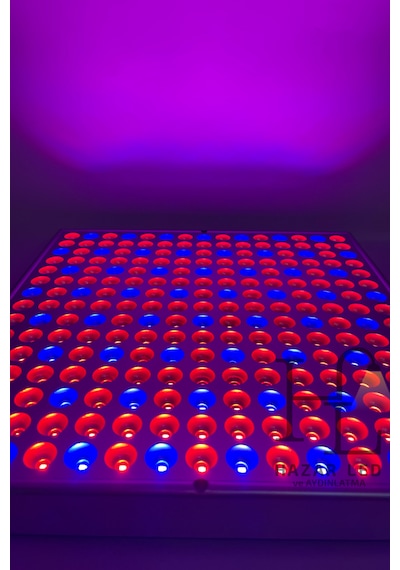 220 Volt 45 Watt Grow Led Panel Bitki Yetiştirme Lambası Pembe
