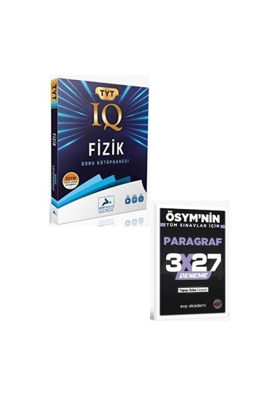 2027 Paraf 2027 Tyt Fizik Iq Soru Kütüphanesi+ Evp Akademi Paragraf