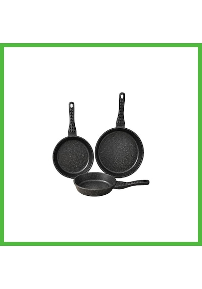 Vaveni Redchef 20-24-28cm 3lu Dokum Tava Set Arz Çok Renkli