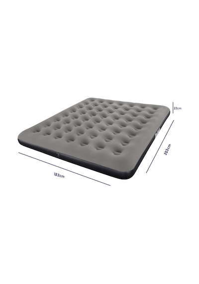 Bestway Ultra King 3 Kişilik Şişme Yatak Ve Manuel El Pompalı 203x183x22cm 671hc Bw148 Gri