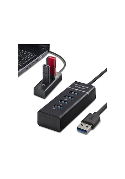 4 Port Usb 3.0 Hub - Usb Çoklayıcı 5Gbps Chipli Versiyon (519133693)