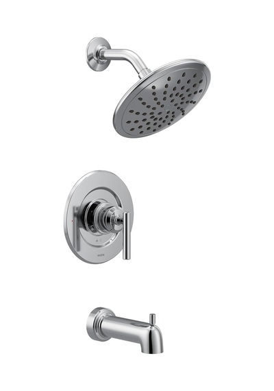 Moen Gibson Krom Posi-temp Basınç Dengeleme Modern Küvet Ve Duş T Diğer