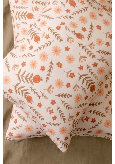 Triana Pamuklu 2'li Yastık Kılıfı 50x70 Cm Çok Renkli