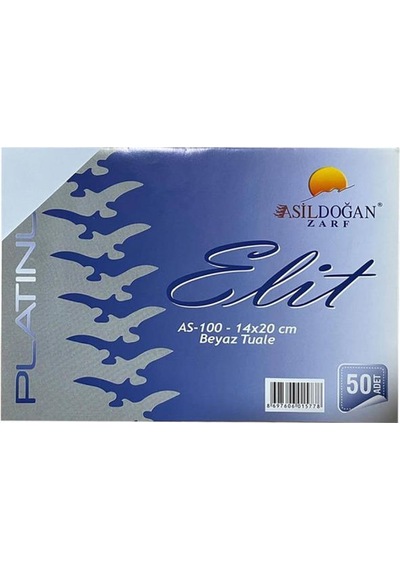 Doğan Fantazi Zarf 14 20 Elit Beyaz Tuale170 Gr. - 50 Adet
