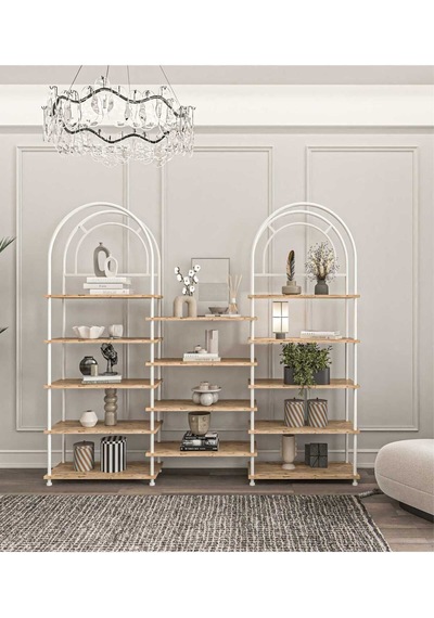 Çevir Kur Bohem Atlantik Çam Raf Çok Amaçlı Dekoratif Dolap & Kitaplık 199x203x29 Atlantik Çam