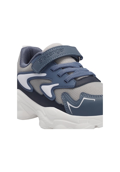 Slazenger PARIS Çocuk Cırt Cırtlı Mavi Sneaker