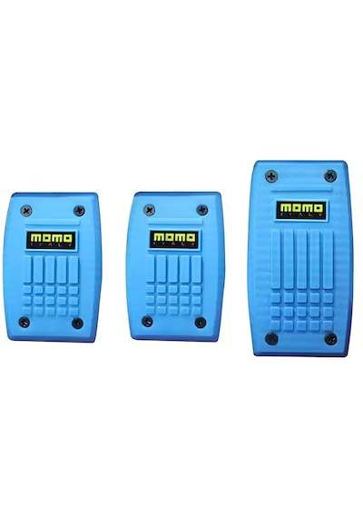 Momo Pedal Seti Pedal Koruyucu Set Mavi Renk Gaz-fren-debriyaj