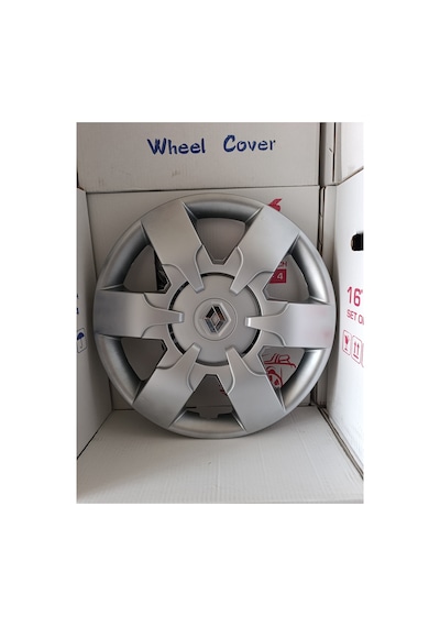 16 Renault Master  Jant Kapağı 4 Lü Set Krom Amblem