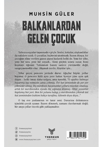 Balkanlardan Gelen Çocuk - Muhsin Güler - Theseus Yayınevi