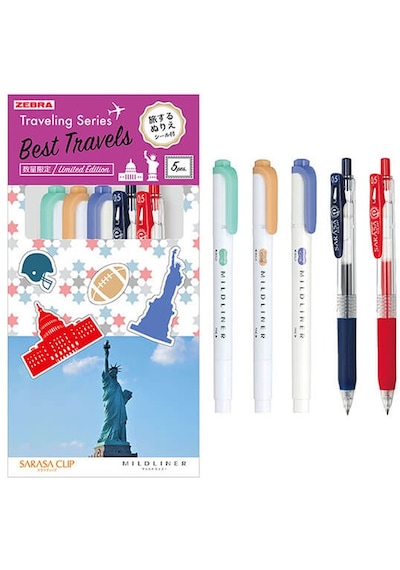 Zebra Limited Edition Traveling Series Set Özgürlük Anıtı-abd / 8