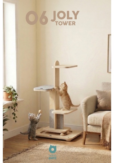 Mamapetz Jolly Tower Kedi Tırmanma Kulesi
