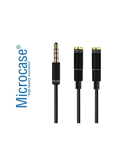 Microcase 3.5 Mm Çift Çıkışlı Kulaklık Çoğaltıcı Kablo - Al2312