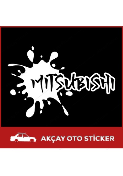 Mitsubishi Sticker Mitsubishi Oto Sticker Araba Sticker Arma