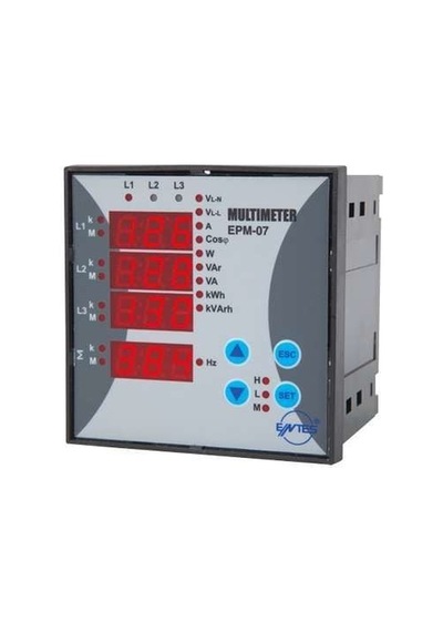 Entes Epm-4a-72 72x72 220vac T/i Elektronik Ampermetre M0003