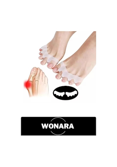Parmak Ayırıcı Silikon Hallux Valgus Gece Ateli Ortopedik Ayak Parmak Ayırıcı Kemik Düzeltici Makar