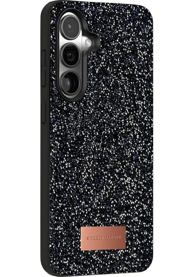 Samsung Uyumlu Galaxy S25 Plus Bright Simli Kapak Siyah