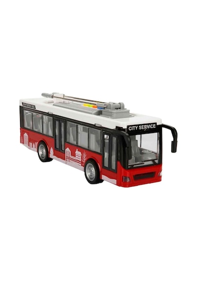 3537 Sun-yfn-mxx-1 16 Şehir Otobüsü 28 Cm Ses Işık Fr 3a Çok Renkli