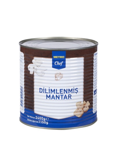Metro Chef Dilimli Konservesi 1,15 Kg - Pratik Ve Taze 2'li Ekonomik Paket - 2 Adet Tarı