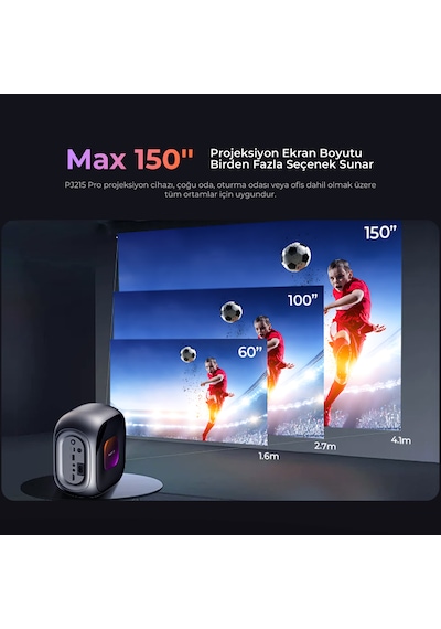 Havit PJ215 Pro Smart Android TV 9.0 4K Projeksiyon Cihazı