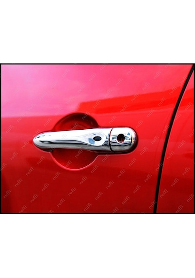 Ebal Otomotiv Renault Captur Krom Kapı Kolu 4 Kapı 2013  Üzeri P. Çelik Sensörlü