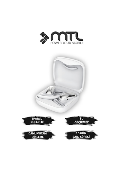 Ows Sporcu Kablosuz Bluetooth Kulaklık Kulak Üstü Ultra Konforlu Air Conduction Tipi Mt934