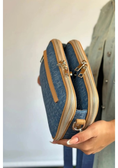 Just Polo Kadın Ayarlanabilir Askılı Günlük Kullanıma Uygun Şık Çapraz Ve Omuz Çantası P234023mh Koyu Denim