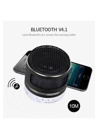 Mini Mikrofonlu Bluetooth Kablosuz Hoparlör