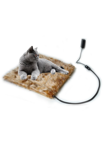 Kedi Minderi Isıtmalı Model 45x45cm 12v Adaptörlü Su Geçirmez Kdtes91