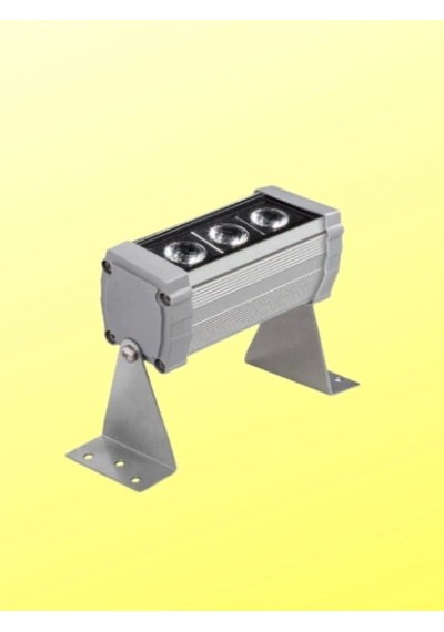 10 Cm 3 Watt 3000k Günışığı Wallwasher Duvar Boyama Ip65