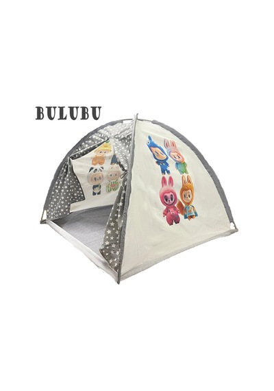 Abbie Labubu 8 Figür Oyun Çadırı Bzi Gri
