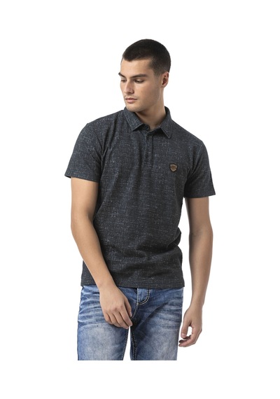 Cipo & Baxx Erkek Polo Yaka Regular Fit Kısa Kollu Pamuklu Tişört Ct825 Siyah