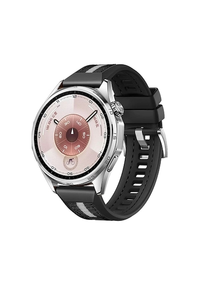 Huawei Watch 3 / 3 Pro Kordon Lansman Kumaş Dikişli Silikon 102 Diğer 61800097