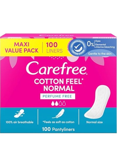Carefree Normal Parfümsüz 100'lü Günlük Ped Sku: Smg8690010400994