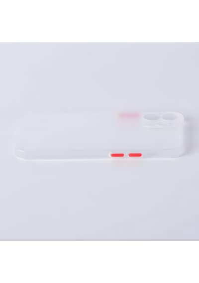 Apple Uyumlu iPhone 12 Mini Kılıf Slims Mat Ve Ultra İnce Kılıf Renksiz