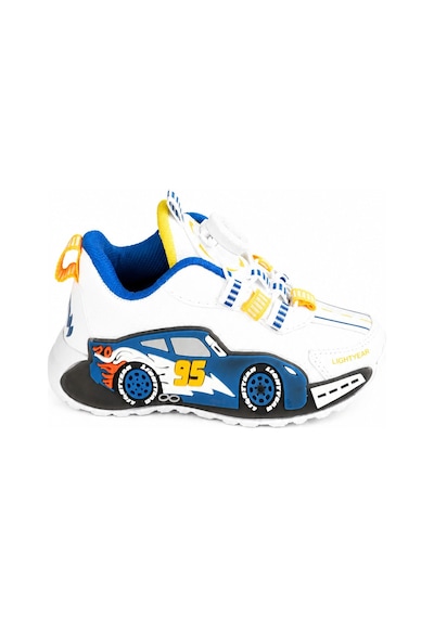 Mini Bonito Çocuk Spor Ayakkabı Mekanizmalı Çevirmeli Bağcıklı Günlük Kullanım Sneaker Beyaz/mavi