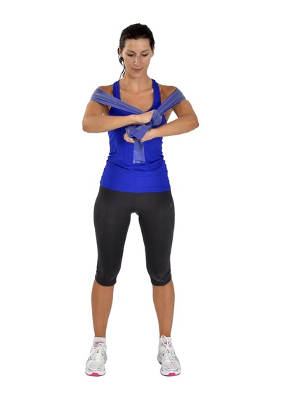 Yoga & Pilates Egzersiz Bandı Mavi Renk 1 Metre
