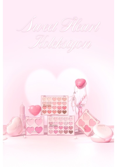 Dasique Karıştırılabilir Renk Tonlarına Sahip 4lü Allık Paleti Blending Mood Cheek 14 Love Heart 14 Love Heart